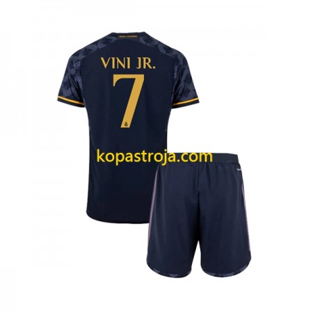 Billiga Fotbollströjor Real Madrid Vinicius Junior 7 Barn Borta tröja 2023/24 Kortärmad